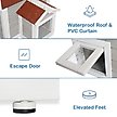 Show in main carousel: FunXplore Outdoor Cat House with Openable Roof, Grey slide 2 of 7