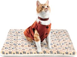 Mora Pets Ultra Soft Reversible Dog & Cat Pad, Brown, 18-in