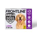 Frontline Shield Flea & Tick Treatment for Large Dogs, 41 - 80 lbs, 3 doses (3-Month Protection)