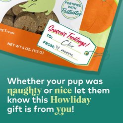Honest To Goodness Plant Snacks Howliday Pumpkin Spice Recipe Dog Treats, 4-oz bag slide 2 of 6