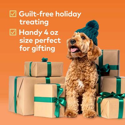 Show full view: Honest To Goodness Plant Snacks Howliday Pumpkin Spice Recipe Dog Treats, 4-oz bag slide 5 of 8