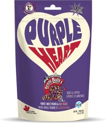 Benny Bullys Purple Heart Sweet Potato High Fiber Adult Freeze-Dried Dog Treats, 1.9-oz bag