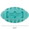 Show in main carousel: Chews Hues Football Squeaker TPR Dog Toy, Turquoise slide 6 of 7