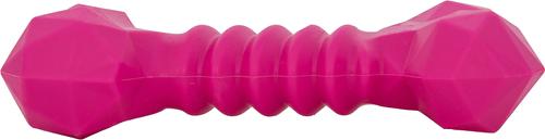Show full view: Chews Hues Short Bone Squeaker TPR Dog Toy, Pink slide 4 of 7