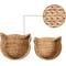Show in main carousel: THE LICKER STORE Felix Cat-Shaped Hand Woven Water Hyacinth Cat Toy Organizer Baskets, Natural, 2 count slide 6 of 8