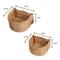 Show in main carousel: THE LICKER STORE Felix Cat-Shaped Hand Woven Water Hyacinth Cat Toy Organizer Baskets, Natural, 2 count slide 5 of 8