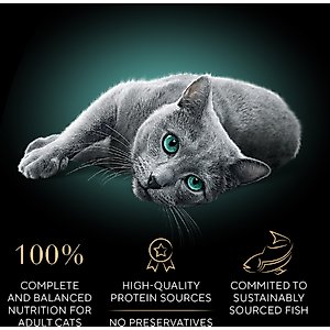 Sheba Perfect Portions Grain-Free Roasted Chicken, Gourmet Salmon & Tender Turkey Cuts in Gravy Variety Pack Adult Wet Cat Food Trays, 1.3-oz, case of 24 twin-packs
