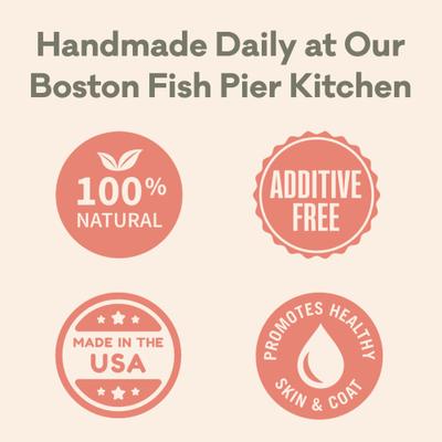 Show full view: Polkadog Salmon Skins Dehydrated Dog & Cat Treats, 3-oz bag slide 3 of 8