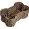 Show in main carousel: THE LICKER STORE Digby Bone-Shaped Large Hand Woven Water Hyacinth Dog Toy Organizer Baskets, Brown, 2 count slide 7 of 8