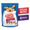 Show in main carousel: Canine Carry Outs Steak Bites Beef Flavor Dog Treats, 22.5-oz bag, case of 4 slide 3 of 9