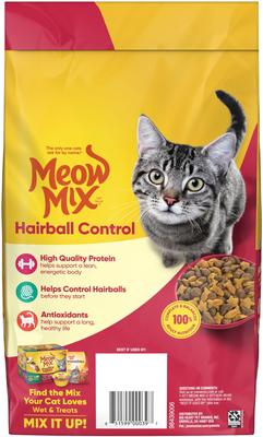 Show full view: Meow Mix Hairball Control Dry Cat Food, 3.15-lb bag slide 4 of 11