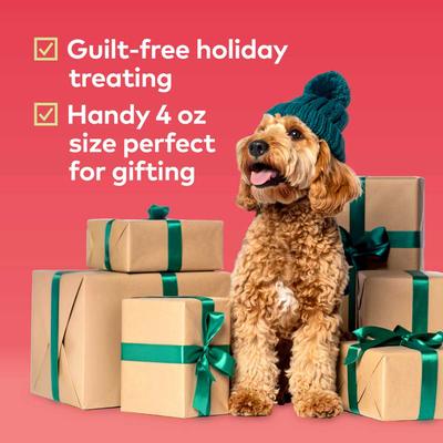 Show full view: Honest To Goodness Plant Snacks Howliday Apple Spice Recipe Dog Treats, 4-oz bag slide 5 of 8