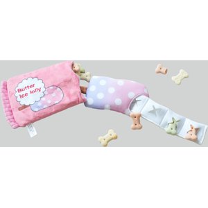 EYS Hide-and-Seek Ice Lolly Plush Puzzle Interactive Dog Toy
