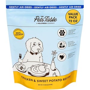 The Pets Table Chicken & Sweet Potato Air-Dried Dog Food, 72-oz bag
