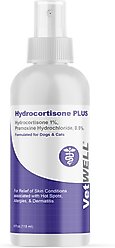 VetWELL Hydrocortisone with Pramoxine Dog & Cat Skin Care Spray, 4-fl oz bottle