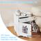 Show in main carousel: Yafylly Furniture Style Nightstand Cabinet Hidden Cat Litter Box, White, Medium slide 7 of 8