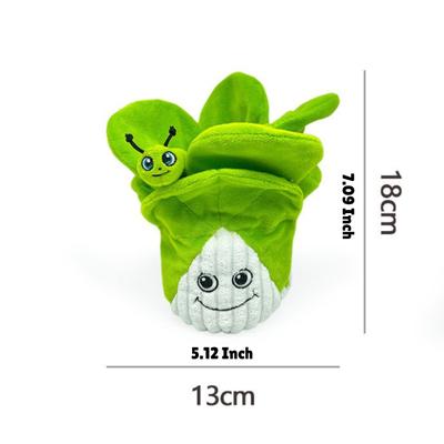 Show full view: EYS Hide-and-Seek Cabbage Plush Puzzle Interactive Dog Toy slide 4 of 10