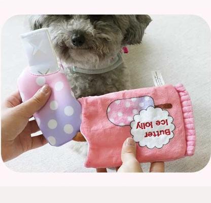 Show full view: EYS Hide-and-Seek Ice Lolly Plush Puzzle Interactive Dog Toy slide 3 of 7