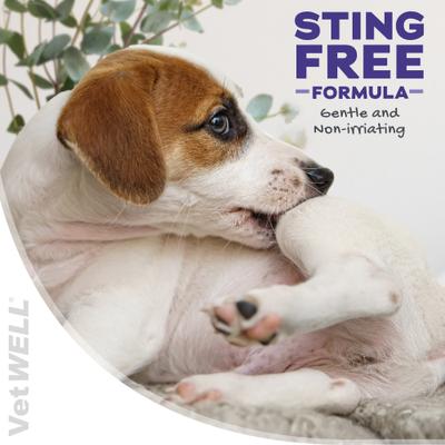 Show full view: VetWELL Hydrocortisone with Pramoxine Dog & Cat Skin Care Spray, 4-fl oz bottle slide 5 of 8