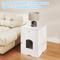 Show in main carousel: Yafylly Furniture Style Nightstand Cabinet Hidden Cat Litter Box, White, Medium slide 3 of 8