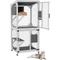 Show in main carousel: Yafylly Catio Wooden Outdoor Wheeled Cat House, Medium, Gray slide 1 of 7