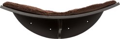 TRIXIE Lea Wall Mounted Cat Bed, X-Large, Espresso Brown