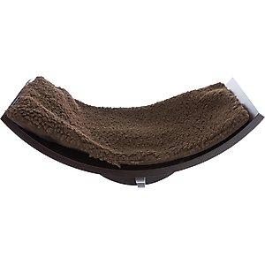 TRIXIE Bed Wall Mounted Cat Shelf, Espresso-Brown