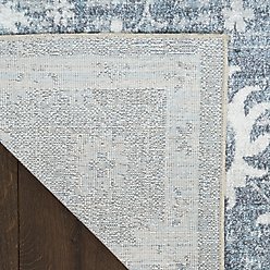 Nourison Astra Machine Washable ASW19 Floral Area Rug, Denim, 63 x 84-in slide 2 of 9