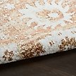 Show in main carousel: Nourison Astra Machine Washable ASW19 Floral Area Rug, Copper, 94 x 120-in slide 3 of 9