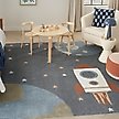 Show in main carousel: Nourison Astra Machine Washable ASW06 Graphic Area Rug, Sky Blue, 94 x 120-in slide 7 of 9