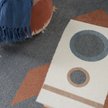 Show in main carousel: Nourison Astra Machine Washable ASW06 Graphic Area Rug, Sky Blue, 94 x 120-in slide 8 of 9
