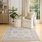 Show in main carousel: Nourison Astra Machine Washable ASW20 Floral Area Rug, Grey, 63 x 84-in slide 5 of 5