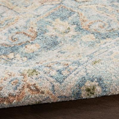 Show full view: Nourison Astra Machine Washable ASW12 Area Rug, Beige Blue, 63 x 84-in slide 3 of 9