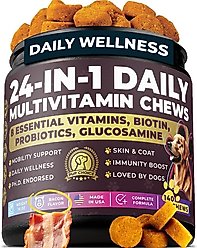 Pup Choice 24-in-1 Bacon Flavored Soft Chew Multivitamin for Dogs, 140 count