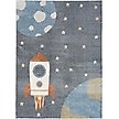 Show in main carousel: Nourison Astra Machine Washable ASW06 Graphic Area Rug, Sky Blue, 63 x 84-in slide 1 of 9