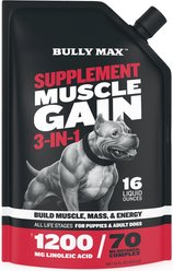 Bully Max 3-in-1 Muscle Gain Liquid Supplement for Dogs, 16-fl oz bottle