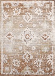 Nourison Astra Machine Washable ASW19 Floral Area Rug, Copper, 94 x 120-in