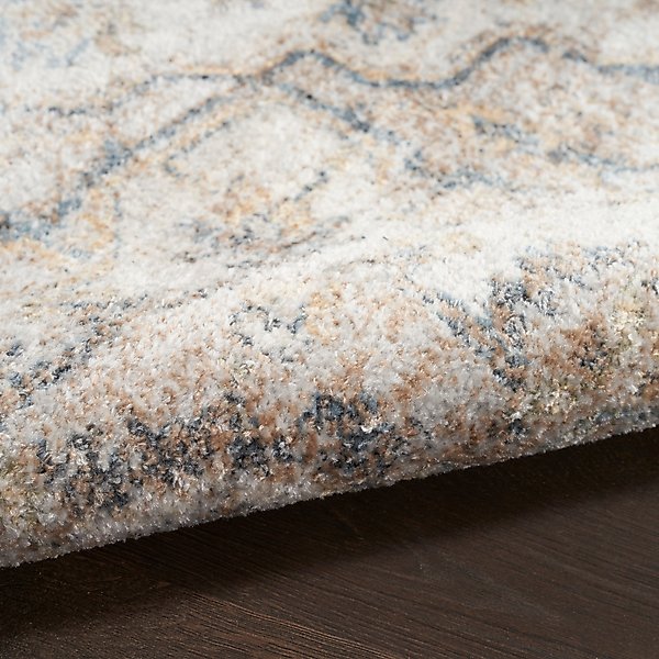 Show full view: Nourison Astra Machine Washable ASW12 Area Rug, Silver Grey, 63 x 84-in slide 3 of 9