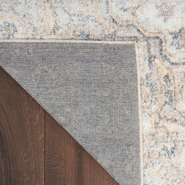 Show full view: Nourison Astra Machine Washable ASW12 Area Rug, Silver Grey, 63 x 84-in slide 5 of 9
