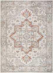 Nourison Astra Machine Washable ASW12 Area Rug, Grey Multicolor, 63 x 84-in