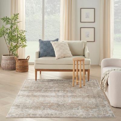 Show full view: Nourison Astra Machine Washable ASW12 Area Rug, Beige, 63 x 84-in slide 9 of 9