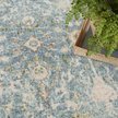 Show in main carousel: Nourison Astra Machine Washable ASW16 Floral Area Rug, Teal Beige, 94 x 120-in slide 8 of 9