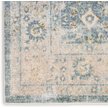 Show in main carousel: Nourison Astra Machine Washable ASW16 Floral Area Rug, Teal Beige, 94 x 120-in slide 6 of 9