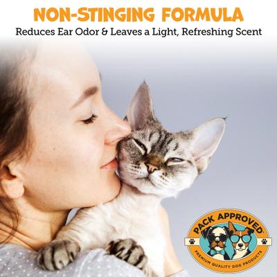 Show full view: Pack Approved Sweet Pea Vanilla Scent Ear Cleanser for Dogs & Cats, 8-oz bottle slide 5 of 7
