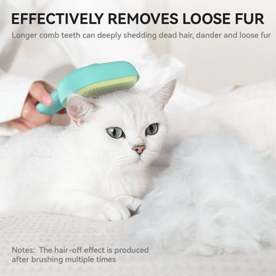 Show full view: aumuca Self Cleaning Slicker Brush, Aqua Blue slide 6 of 12