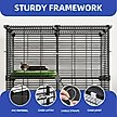 Show in main carousel: Yitahome 2-Tier Indoor DIY Metal Cat Playpen, Black slide 4 of 5