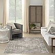 Show in main carousel: Nourison Astra Machine Washable ASW16 Floral Area Rug, Gold Grey, 63 x 84-in slide 9 of 9
