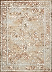 Nourison Astra Machine Washable ASW11 Area Rug, Rust Multicolor, 63 x 84-in