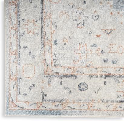 Show full view: Nourison Astra Machine Washable ASW11 Area Rug, Light Blue, 63 x 84-in slide 7 of 10
