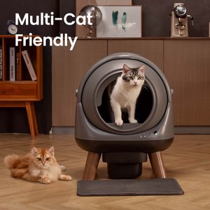 els pet Orbitie Automatic Self-Cleaning Cat Litter Box, Gray